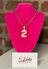 Load image into Gallery viewer, Varsity # Pendant
